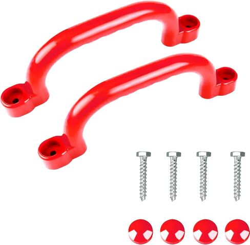 مقابض أمان لملعب Reddgoose للأطفال، مقابض بلاستيكية غير قابلة للانزلاق لملعب الأطفال، زوج واحد لمجموعة اللعب وإطار التسلق وبيت الشجرة والفناء الخلفي (أزرق) in Kuwait