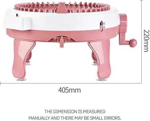 Knitting Machines Children's Knitting Machine, 40 Needles Loom with Row Counter, Smart Weaving Round, Board Rotating Double Knit Kit for Adults and Kids 40 Needle Knitting Machine(Without Counter) in Saudi Arabia
