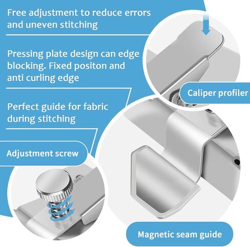 دليل التماس المغناطيسي لآلة الخياطة، دليل التماس المغناطيسي، دليل التماس العالمي، دليل هيمر، دليل تنحنح متعدد الوظائف لآلة الخياطة، ملحقات مستلزمات الخياطة مع مقص الخياطة in Kuwait