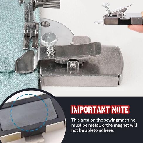 GISMTR قطعتان من دليل التماس المغناطيسي لخياطة الصديق، دليل التماس المغناطيسي لآلة الخياطة، مسطرة خياطة ذات خط مستقيم متعدد الوظائف، ملحقات ماكينة الخياطة العالمية in Kuwait