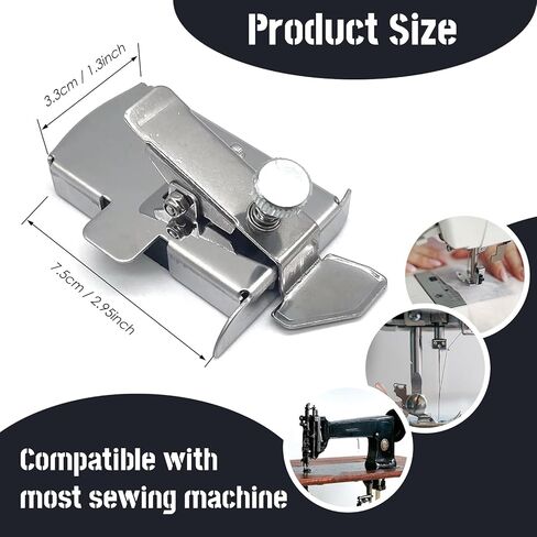 GISMTR قطعتان من دليل التماس المغناطيسي لخياطة الصديق، دليل التماس المغناطيسي لآلة الخياطة، مسطرة خياطة ذات خط مستقيم متعدد الوظائف، ملحقات ماكينة الخياطة العالمية in Kuwait