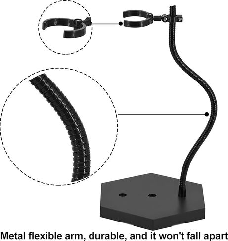 يوكوولفن قطعتان من حوامل مجسمات الشخصيات بمقياس 1/6 1/9 1/12، حوامل عرض الدمى متوافقة مع 12 و8 و6 انش HG/RG/SD جاندام، حامل دعم نموذج ستوب موشن اسود مع مفك براغي in Kuwait