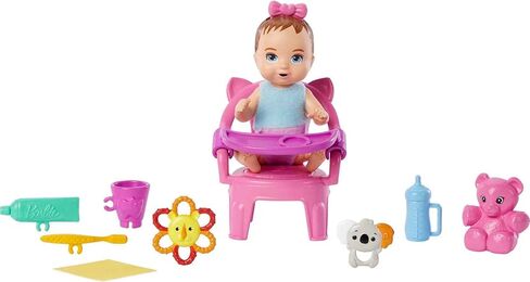 Barbie Skipper Babysitters Inc Small Doll & Accessories Playset with Brunette Doll, Swimming Pool & Water-Themed Pieces in Kuwait