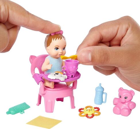 Barbie Skipper Babysitters Inc Small Doll & Accessories Playset with Brunette Doll, Swimming Pool & Water-Themed Pieces in Kuwait