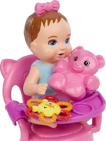 Barbie Skipper Babysitters Inc Small Doll & Accessories Playset with Brunette Doll, Swimming Pool & Water-Themed Pieces in Kuwait