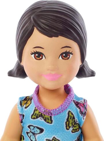 Barbie Skipper Babysitters Inc Small Doll & Accessories Playset with Brunette Doll, Swimming Pool & Water-Themed Pieces in Kuwait