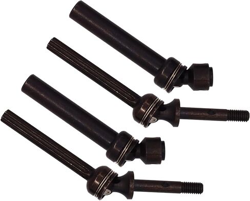 TRA6852 Replacement for Traxxas 6852A, 6852X, Steel Rear Driveshaft Extreme Heavy Duty (2) Suitable for Traxxas Slash 4X4/2WD,Rustler VXL, Slash Platinym/Ulitmate/VXL, Stampede 4X4 (Black) in Kuwait