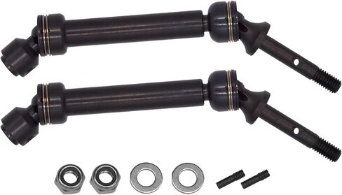 TRA6852 Replacement for Traxxas 6852A, 6852X, Steel Rear Driveshaft Extreme Heavy Duty (2) Suitable for Traxxas Slash 4X4/2WD,Rustler VXL, Slash Platinym/Ulitmate/VXL, Stampede 4X4 (Black) in Kuwait