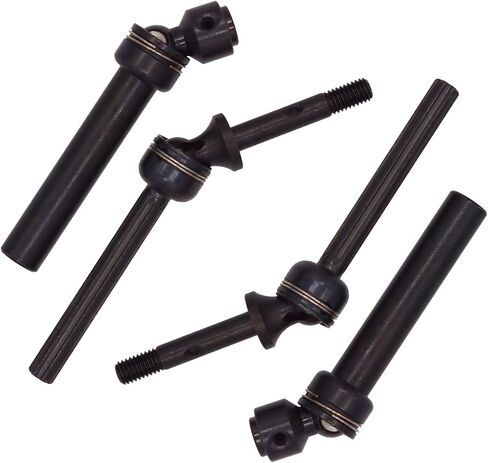 TRA6852 Replacement for Traxxas 6852A, 6852X, Steel Rear Driveshaft Extreme Heavy Duty (2) Suitable for Traxxas Slash 4X4/2WD,Rustler VXL, Slash Platinym/Ulitmate/VXL, Stampede 4X4 (Black) in Kuwait