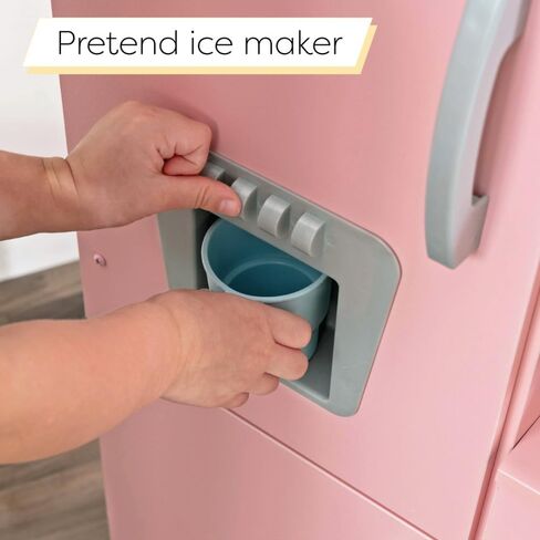 KidKraft Vintage Wooden Play Kitchen with Pretend Ice Maker and Play Phone, Blue in Kuwait