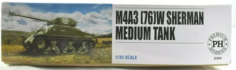 مجموعة دبابة من البلاستيك M4A3 (76) W Sherman Medium Tank 1:35 طراز 210V in Kuwait