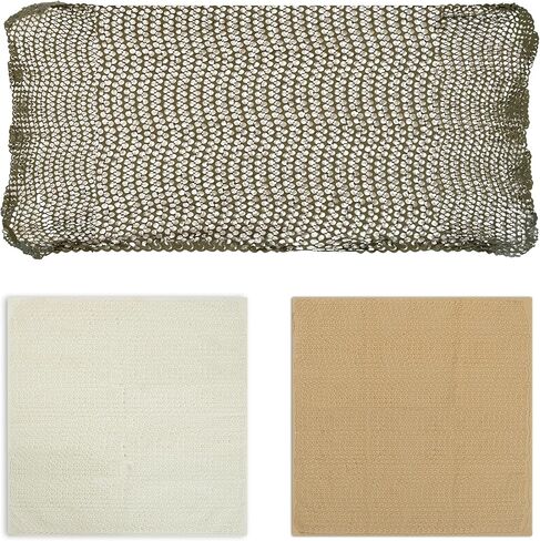 3pcs Camouflage Net Dense for Tank AFV Military Model Kit 0.1 x 230 x 230 mm Type A, RC Tank Upgrade Parts Accessories Model Camouflage Netting 9"x9" (Mixed 3 Colors, 1/16 Scale) in Saudi Arabia