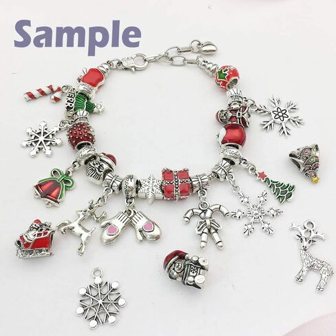 WOCRAFT 100 pcs Clasp Bail beads Charms,Bail Tube Beads, Loose Spacer Bead,Bead Hanger Charm for Jewelry Making DIY Necklace Bracelet in Saudi Arabia