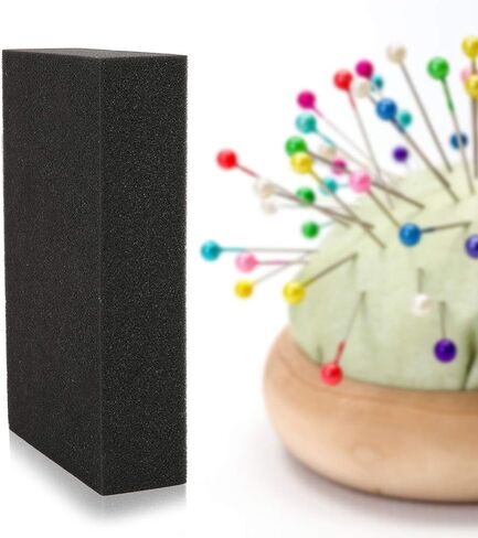 ViaGasaFamido 2Pcs Needle Felting Foam Pad, 6.3 x 4.3 x 1.4in Dense Foam Needle Felting Pad Felting Base Black Foam for Needle Felting Craft DIY in Saudi Arabia