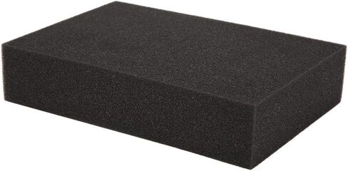 ViaGasaFamido 2Pcs Needle Felting Foam Pad, 6.3 x 4.3 x 1.4in Dense Foam Needle Felting Pad Felting Base Black Foam for Needle Felting Craft DIY in Saudi Arabia