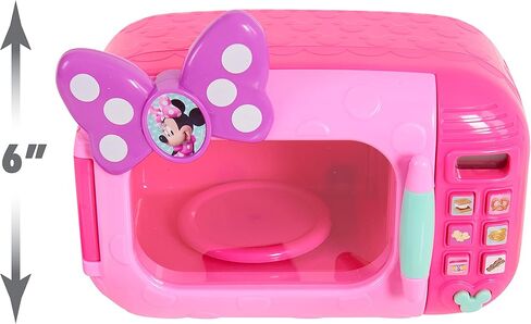 Disney Junior Minnie Mouse Marvelous Microwave Set and Accessories, 8-pieces, Pretend Play, Kids Toys for Ages 3 Up by Just Play in Saudi Arabia