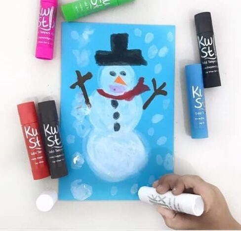 Kwik Stix Solid Tempera Paint Sticks, 6 Colors, Washable Paint Sticks for Kids, Super Quick Drying, Non-Toxic, Allergen Free, Paint Sticks in Classic Colors, Paint for Kids and Toddlers in Kuwait