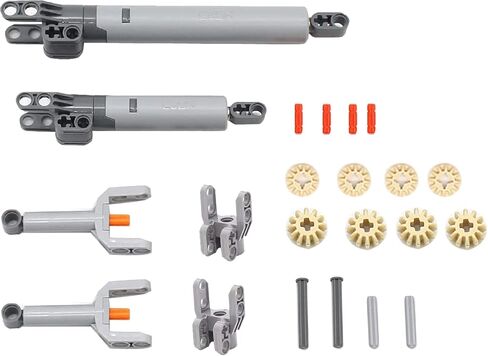 مجموعة تروس KonHaovF مكونة من 198 قطعة للأجزاء التقنية المتوافقة مع أجزاء Lego Technic، ومجموعة متنوعة من التروس DIY، ورف تروس تكنيك ودودة لمجموعة مكعبات البناء التقنية in Kuwait