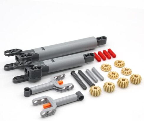 مجموعة تروس KonHaovF مكونة من 198 قطعة للأجزاء التقنية المتوافقة مع أجزاء Lego Technic، ومجموعة متنوعة من التروس DIY، ورف تروس تكنيك ودودة لمجموعة مكعبات البناء التقنية in Kuwait