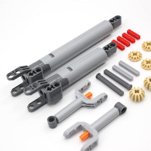مجموعة تروس KonHaovF مكونة من 198 قطعة للأجزاء التقنية المتوافقة مع أجزاء Lego Technic، ومجموعة متنوعة من التروس DIY، ورف تروس تكنيك ودودة لمجموعة مكعبات البناء التقنية in Kuwait