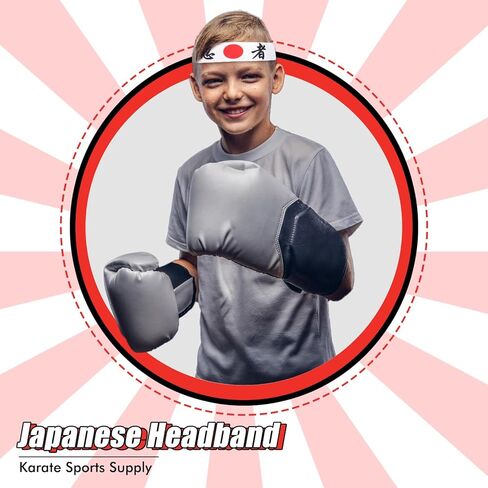 JJoiAS 12 قطعة عصابة رأس الساموراي اليابانية للرجال سوشي شيف باندانا النينجا المحارب الكاراتيه عصابة رأس للرياضة زي أغطية الرأس لوازم المطبخ in Kuwait