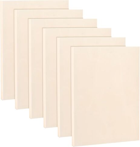 Frcctre 6 حزمه 9 × 12 بوصه لوحات قماش خشبيه ، لوحات قماش خشبيه غير مكتمله لوحات لوحه اللوحة الخشبية للصب والفن والحرف اليدوية والحرق in Saudi Arabia