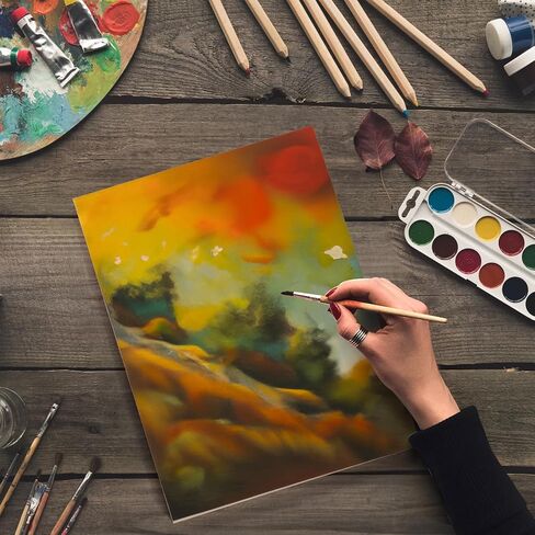 Frcctre 6 حزمه 9 × 12 بوصه لوحات قماش خشبيه ، لوحات قماش خشبيه غير مكتمله لوحات لوحه اللوحة الخشبية للصب والفن والحرف اليدوية والحرق in Saudi Arabia