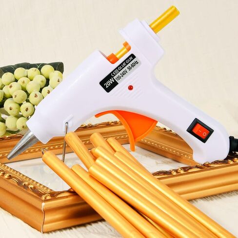 20PCS Standard Glue Gun Sealing Wax, Sealing Wax Sticks - Ideal for Wedding Invitations, Letters, Envelopes, Cards and Crafts, Work with Standard Glue Guns(Antique Bronze) in Kuwait