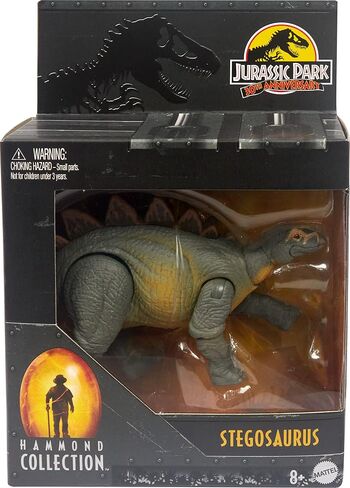 ​Mattel Jurassic World The Lost World Jurassic Park Dinosaur Toy, Juvenile Stegosaurus Hammond Collection Premium Authentic Articulated Figure in Saudi Arabia