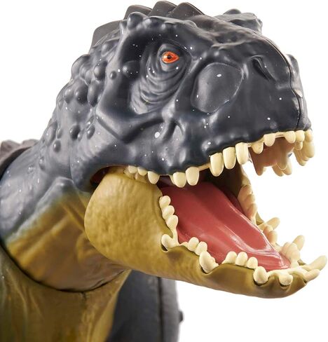 Mattel Jurassic World Toys Slash ‘N Battle Scorpios Rex Action & Sound Dinosaur Figure Camp Cretaceous with Movable Joints, Slashing & Tail Whip Motions & Roar Sound, Kids Gift Ages 4 Years & Up in Kuwait