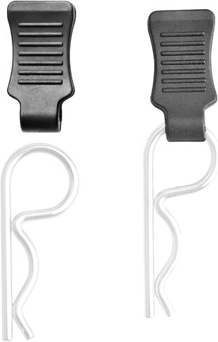 HobbyPark 50pcs RC Rubber Pull Tabs for 1/12 1/10 1/8 1/5 RC Car Body Clips Scale Models (fit 1.2mm 1.4mm 1.5mm Rod) in Saudi Arabia