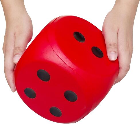 Giant 5.9 Inches Kawaii Foam Dice: A Fun-Filled, Educational Toy for Game Nights and Learning Sessions (Lucky Yellow) in Kuwait