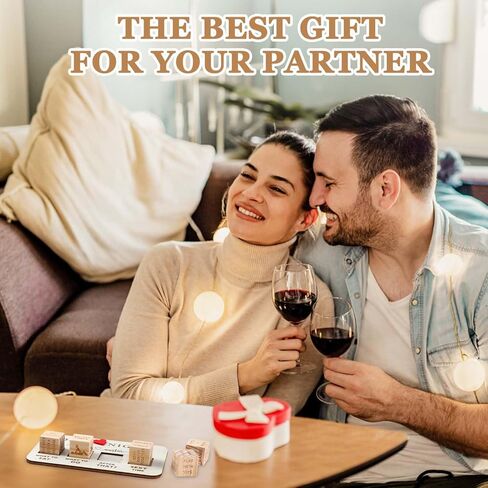 تاريخ الليل النرد بعد الطبعة المظلمة، النرد الخشبي للأزواج، هدايا زفاف مضحكة، نرد القرار، له ولها، هدايا عيد ميلاد عيد الحب لصديقها المتزوج in Kuwait