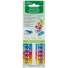 Clover Needlecraft Inc Mini Wonder Clips 50 pcs, Multicolour