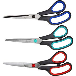 طقم مقص فاخر متعدد الاستخدامات من آرتليشوس - 3 قطع من 3 قطع للمدرسة، والمنزل، والمكتب. in Kuwait
