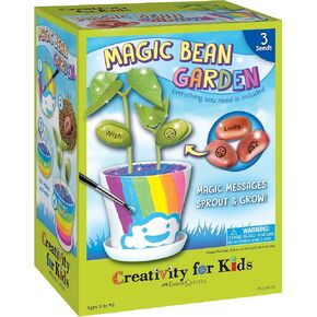 Creativity for Kids Magic Bean Garden, Reveal and Grow Magic Messages - Arts and Crafts for Girls and Boys, Kids Science Kit Ages 5-8+, Unique Gift for Kids in Kuwait