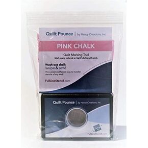 وسادة قفز لحاف QPP من Hancy Creations مع مسحوق الطباشير الوردي، استنسل بخط كامل in Kuwait