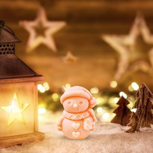 Christmas Candle Mold for Candle Making, 3D Silicone Mold for Resin Casting DIY Plaster Polymer Clay Home Decoration (Merry Christmas) in Saudi Arabia
