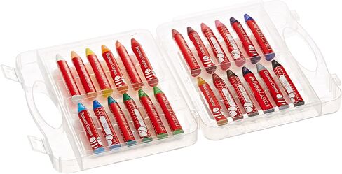 Faber-Castell Beeswax Crayons in Durable Storage Case, 12 Vibrant Colors in Kuwait