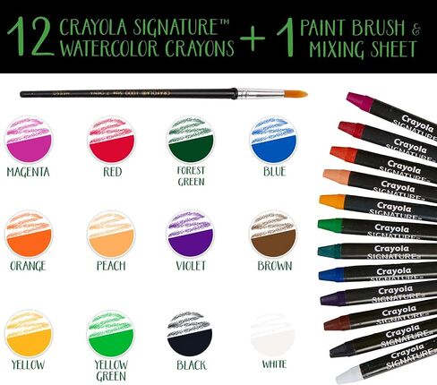 Crayola Signature Neon Markers, Light Effects, 6 Count, Gift for Teens & Adults in Kuwait
