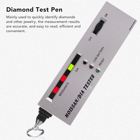 Orenic Diamond Tester,Diamond Tester Pen, LCD Display Diamond Tester,Moissanite Pen Jeweler Tester Tool with LED Indicator,Accurate Diamond Test Pen for Professional Jewelers in Kuwait