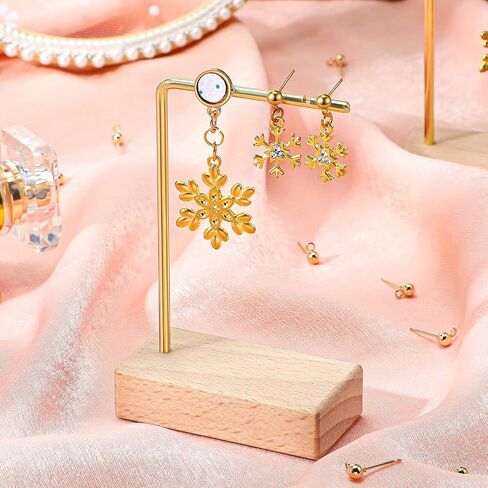 180 Pieces Ball Post Earring Stud with 200 Pieces Butterfly Ear Back Earrings with Loop for DIY Jewelry Making Findings, 4 mm 5 mm 6 mm (Gold) in Saudi Arabia