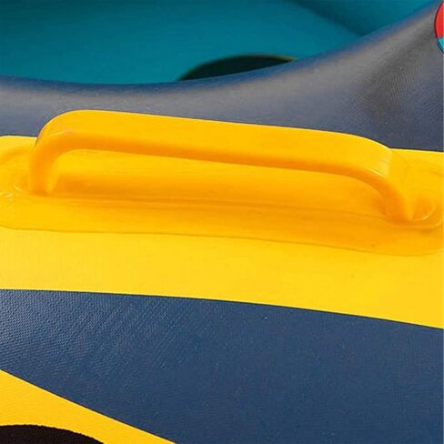 لطيف الطفل الاطفال نفخ بركة تعويم PVC الصيف السباحة تعويم الهواء سرير بحيرة قارب السباحة يطفو مع 2 مقابض تصفح طوف Bodyboard العائمة فراش مقعد السباحة الدائري للفتيات الفتيان 1-5 سنوات in Kuwait