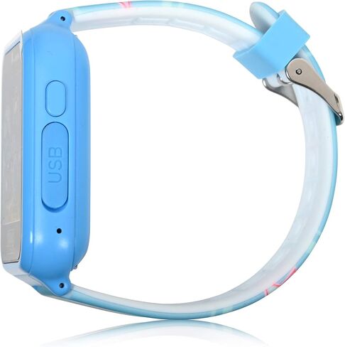 Sonic the Hedgehog Kids Smart Watch - Interactive Touchscreen with Games, Selfie Camera, Step Tracker, Alarm, and Printed Silicone Strap - Fits Wrists 5.5" to 8.0" in Kuwait