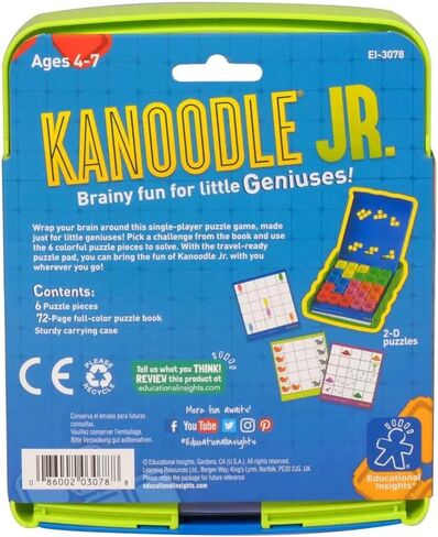 Educational Insights Kanoodle Jr. Classroom Pack of 10, 60 Puzzles in Each Game, Ages 4+ in Kuwait