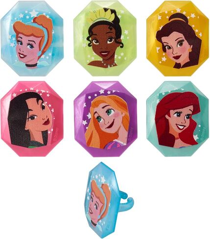 قطعة علوية للكيك من DecoSet® Disney Princess One Upon a Moment، مجموعة ديكورات مكونة من 3 قطع مع مجسمات أورورا وبيلي وسندريلا التي يمكن تجميعها لساعات من المرح بعد الحفل in Kuwait
