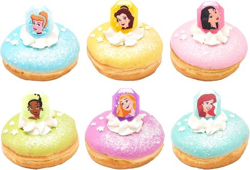 قطعة علوية للكيك من DecoSet® Disney Princess One Upon a Moment، مجموعة ديكورات مكونة من 3 قطع مع مجسمات أورورا وبيلي وسندريلا التي يمكن تجميعها لساعات من المرح بعد الحفل in Kuwait