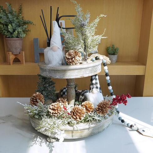 20 قطعة من Winlyn مخروط الصنوبر الذهبي يختار زخارف عيد الميلاد من كوز الصنوبر الزهري وينبع سلكي من كوز الصنوبر الطبيعي بطول 6.9 سم لشجرة عيد الميلاد وترتيبات الزهور وحرف العطلات والديكور الموسمي in Kuwait