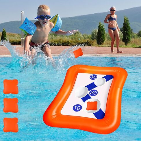 ألعاب حمام السباحة من Kyerivs، ألعاب حمام السباحة، ألعاب حمام السباحة، ألعاب حمام السباحة، ألعاب حمام السباحة القابلة للنفخ، لعبة الرمي الدائري للأطفال البالغين، ألواح كورنهول، أكياس الفول، ألعاب الشاطئ، ألعاب حمام السباحة (5 أكياس حبوب)- 91.44 سم in Kuwait