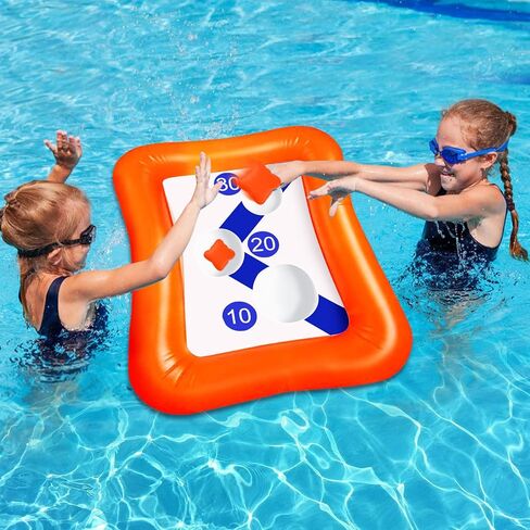 ألعاب حمام السباحة من Kyerivs، ألعاب حمام السباحة، ألعاب حمام السباحة، ألعاب حمام السباحة، ألعاب حمام السباحة القابلة للنفخ، لعبة الرمي الدائري للأطفال البالغين، ألواح كورنهول، أكياس الفول، ألعاب الشاطئ، ألعاب حمام السباحة (5 أكياس حبوب)- 91.44 سم in Kuwait